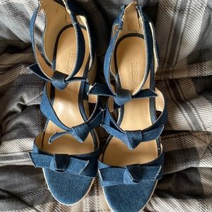 Jean Sandal Heels size 8